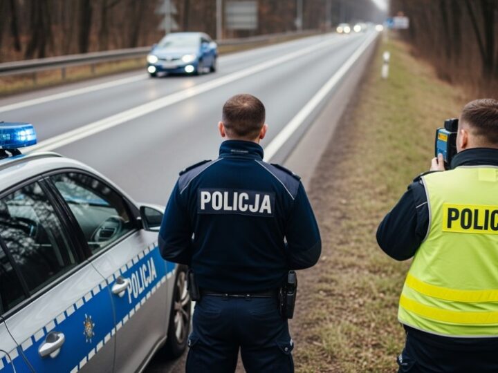 Motocyklista na jednym kole ukarany mandatem i utratą prawa jazdy
